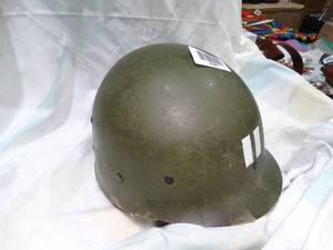 lot 30380 image: Old Military Solders Helmet