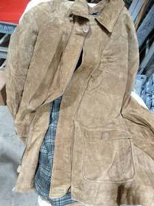 lot 30386 image: 3 XLT  3XGL St. Johns Bay Warm Leather Coat  Flannel Lined