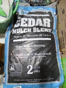 lot 30415 image: 2 Cu Ft  Cedar Mulch Blend
