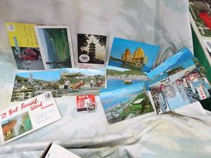 lot 30512B image: Sterling St. Christopher Medal  Lot of Taiwan Postcards form the 1960s