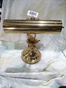 lot 30508 image: Flexible Brass Desk Lamp