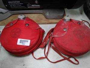lot 30496 image: 2 - Boy Scouts Canteens