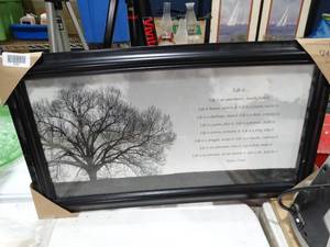 lot 30491 image: New Framed Words of Wisdom  Wall Art