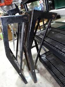 lot 30554 image: 2 Black Metal Automotive Ramps
