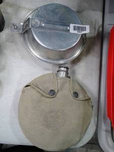 lot 30609 image: Boy Scout Mess Kit and Canteen