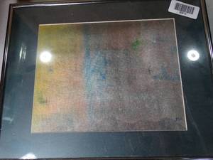 lot 30612 image: Small Framed Abstract Wall Art