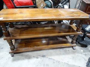 lot 30470 image: 55 x 19 Solid Wood Shelves