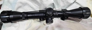 lot 30381 image: 4x32  Barska Rifle Scope  Plinker-22 w Caps
