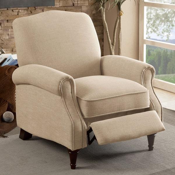 lot 1474 image: Furniture of America Push Back Chair CM-RC6458BG