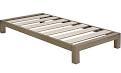 lot 1476 image: Instyle Platform Bed Champague Aura