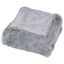 lot 1469 image: Oliver Faux Fur Throw- Gray