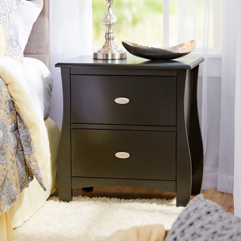 lot 1471 image: Braxton 2 Drawer Nightstand