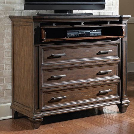 lot 1483 image: America Gallatin 4 Drawer Media Chest