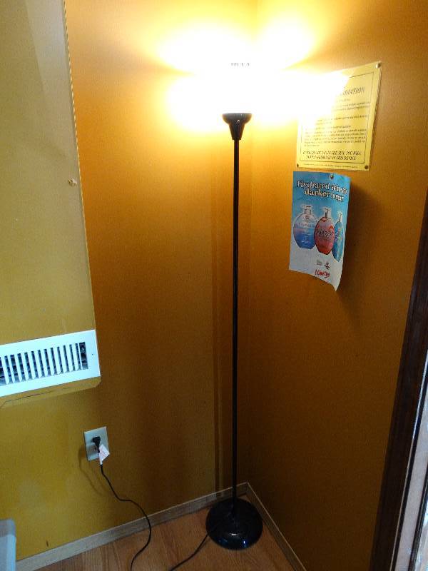 lot 633 image: Floor lamp.