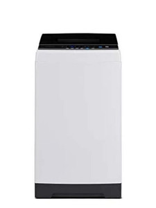 lot 24079 image: Helohome Portable Washing Machine, Full-Automatic Compact Washer with Wheels, 1.6 cu. ft, 11 lbs capacity with 6 Wash Programs Washer, Spin dry with Drain Pump, For Apartment, Dorm, RV, Camping (Retail 533.58)