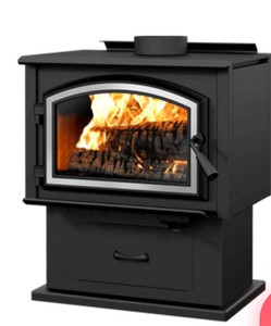 lot 24082 image: Empire  Stove 24 Gateway 1700 Wood Burning Stove (Retail $1869.99)