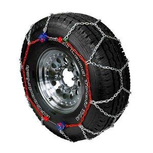 lot 32077 image: Auto-Trac 2300 Series Tightening and Centering Winter Snow Tire Traction Chains (Retail $119.99)
