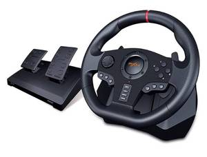 lot 32092 image: PXN PC Racing Wheel, V900 Universal Usb Car Sim 270900 degree Race Steering Wheel with Pedals for Xbox, One,Xbox Series XS, PS3, PS4, Switch,Android TV (Retail $124.99)