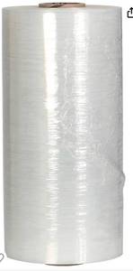 lot 32094 image: Vestil SWA-FILM 3 Core Film for Stretch Wrap Machine, 6000 Length, 20-18 Width, 80 gauge (Retail $110.99)