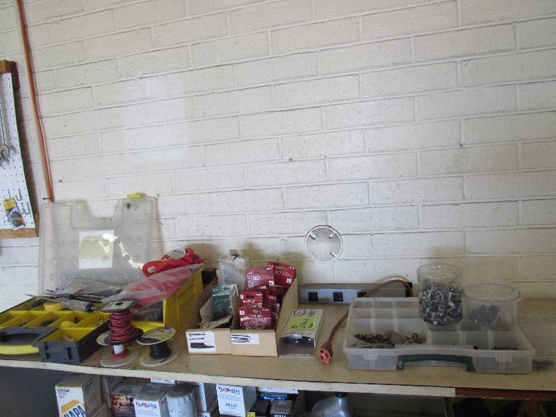 lot 1933 image: Lot Of Electrical Connectors, Lighting, And Hardware