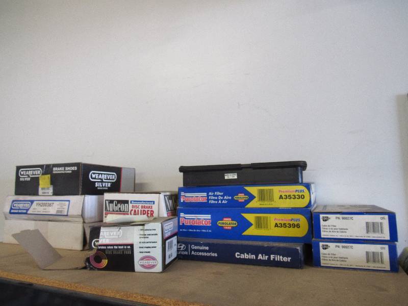 lot 1957 image: Lot Of New Misc. Brake Parts And Filters