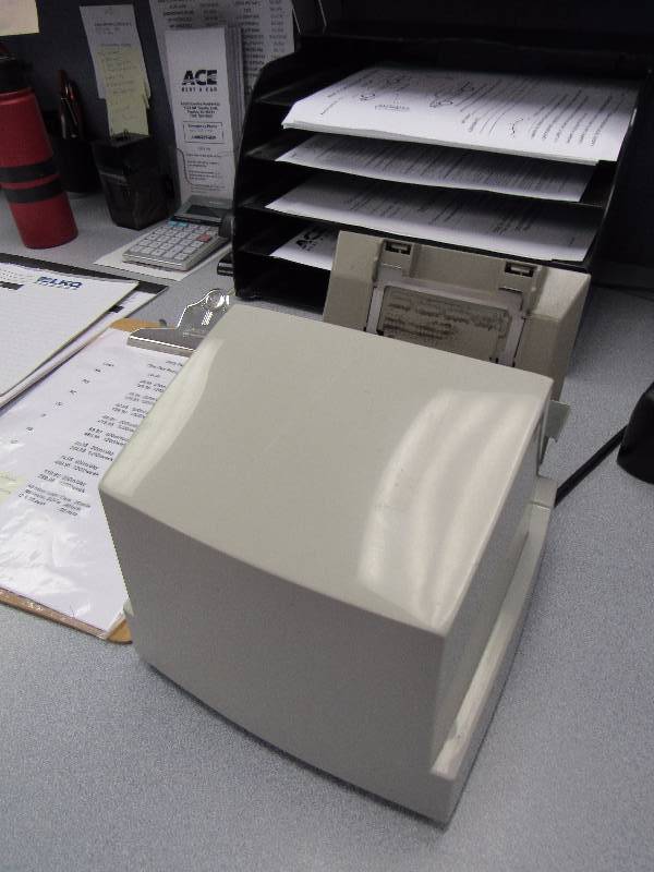 lot 1973 image: NewBold Addressograph Card Imprinter
