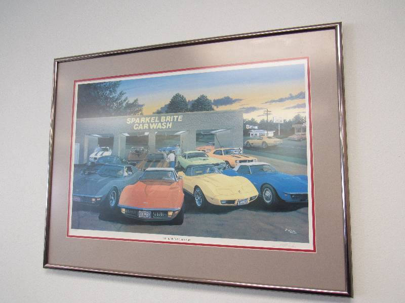 lot 1984 image: Framed And Matted Signed Dave Snyder Print