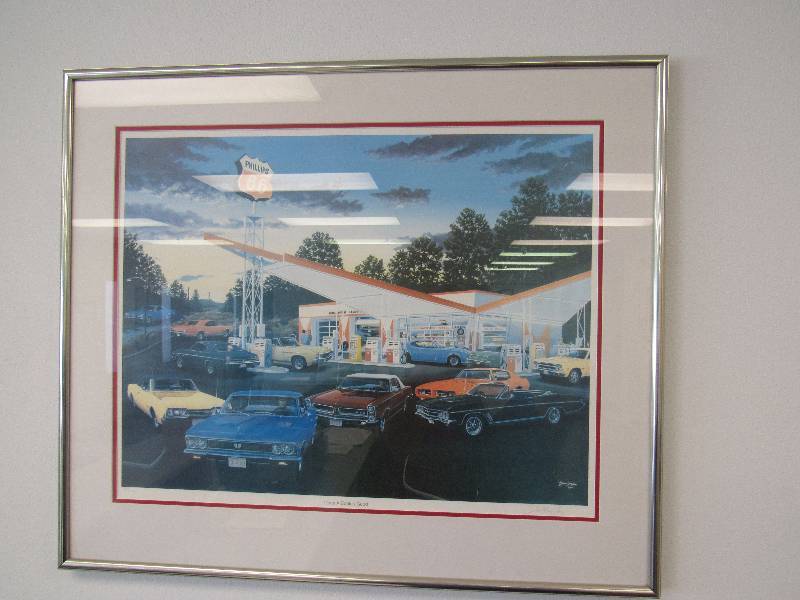 lot 1985 image: Framed And Matted Signed Dave Snyder Print