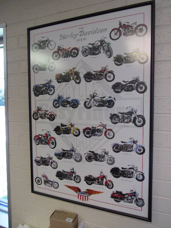 lot 1989 image: The Legend Harley Davidson Easyrider Framed Print