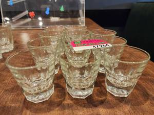 lot 47264 image: Lot Of 11 Glass Shot Glasses