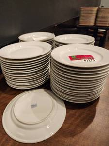 lot 47273 image: Lot of 61 Delco Ceramicor Porcelain Saucers