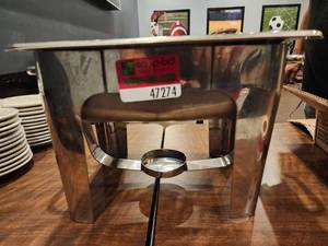 lot 47274 image: Stainless Steel Half Size Chafing Dish