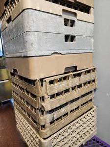 lot 47261 image: Lot of 8 Glass Racks