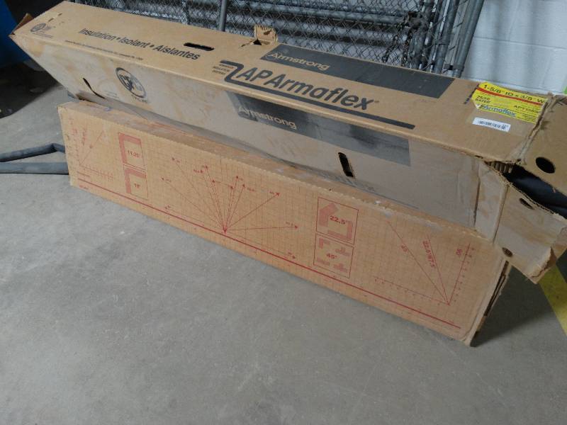 lot 432 image: boxes of pipe insulation