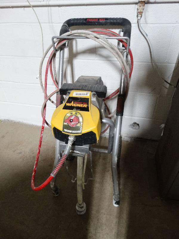 lot 435 image: Wagner Pro coat Max airless paint sprayer