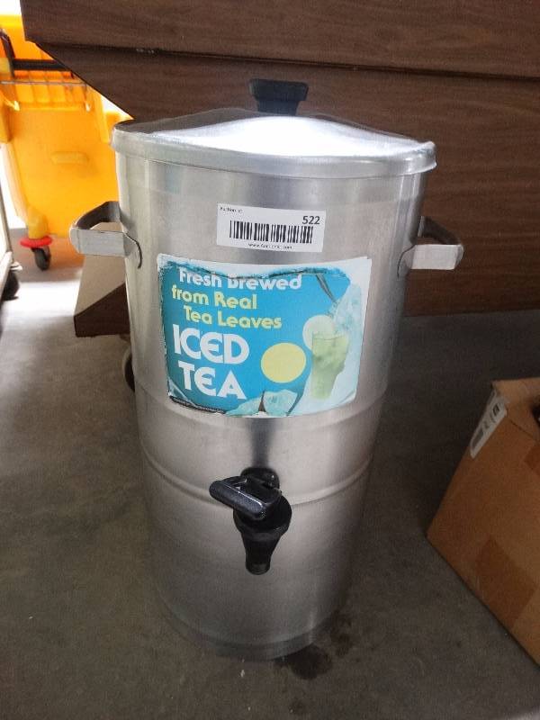 lot 522 image: Stainless Tea dispenser