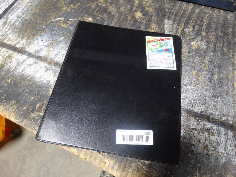 lot 581 image: dessert storm collector cards w binder