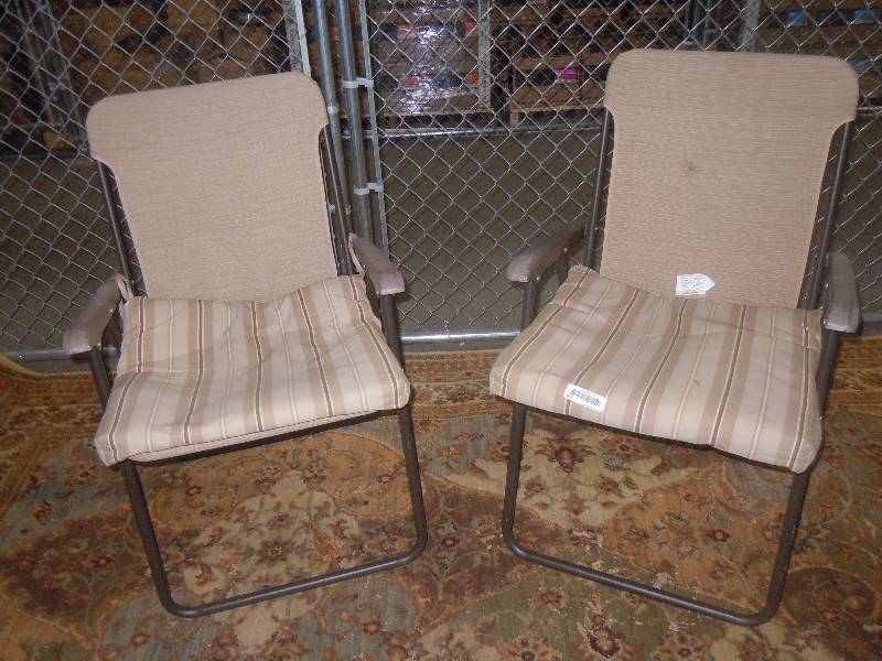 lot 338 image: Pair of Outdoor Chairs