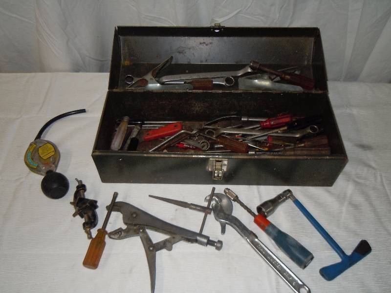 lot 443 image: Tool Box with Tools