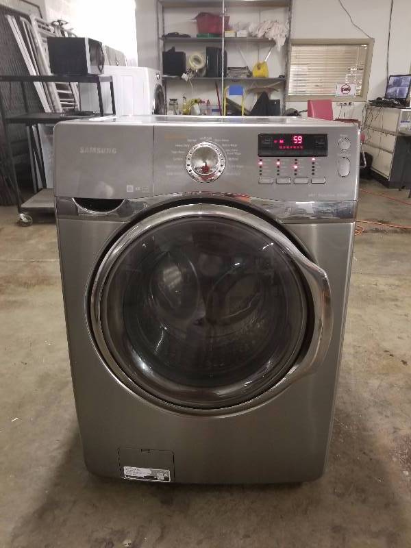 lot 55 image: Samsung Front-Load Steam Washing Machine