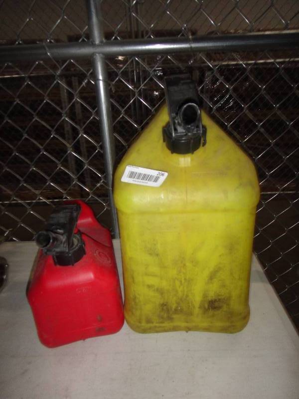 lot 206 image: Pair of Gas Cans