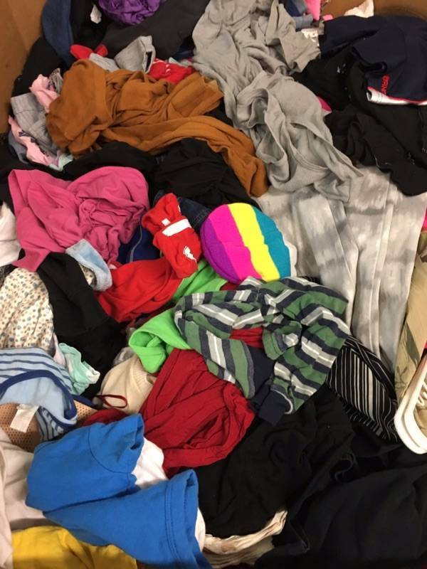 lot 1219 image: Gaylord with Large Quantity of Swap and Shop Random Items Gaylord not included bring your own bags or totes