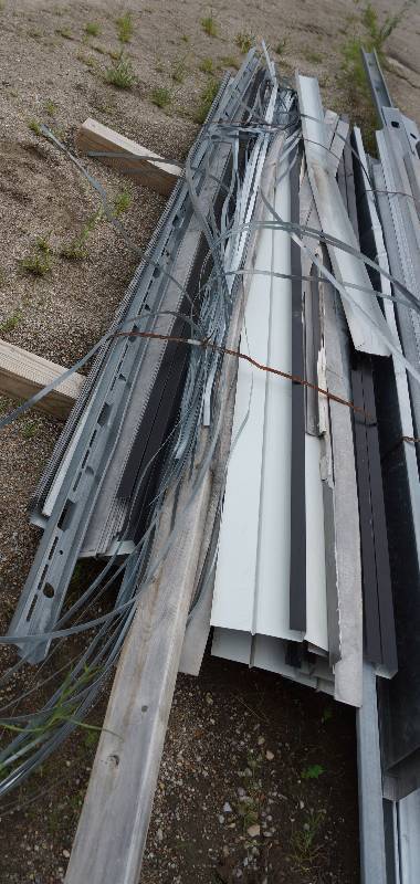 lot 4032 image: Lot of Metal Framing Materials and Some Siding Materials - Drywall corners and seams - various lengths and sizes - see photos for details