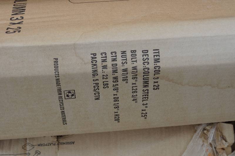 lot 4061 image: Lot of Restaurant Style Table Bases, Legs and Feet - New in Boxes - See photos for QTY, style, and pieces