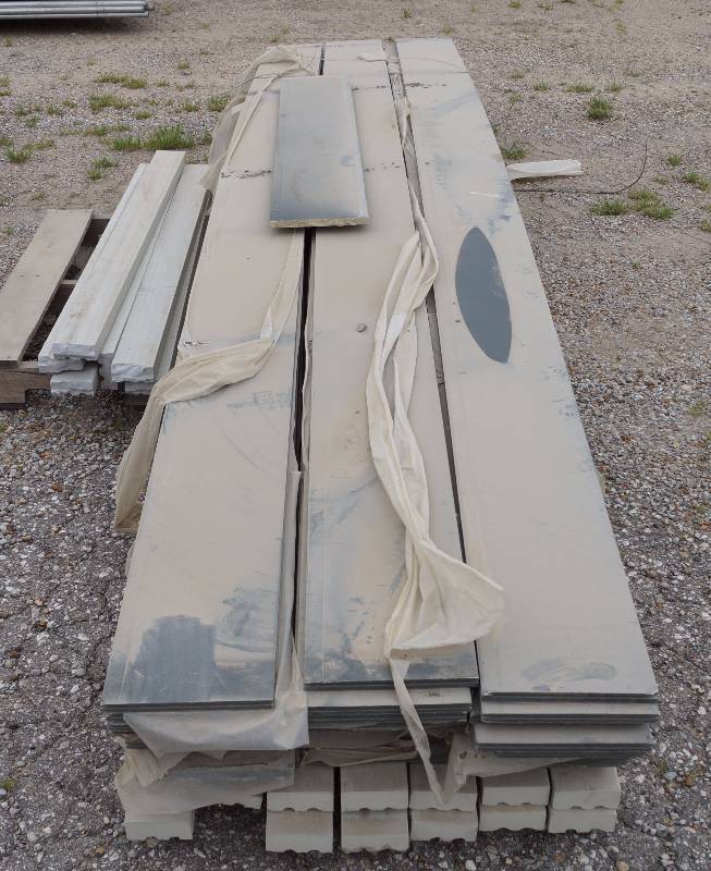 lot 4074 image: Lot of Artisan Lap Board - Useful for MANY projects - color is dark gray - Most pieces are 145 long - nice sized lot