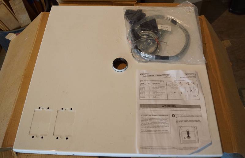 lot 2120 image: Lot of 4 Suspended Ceiling Kits M# CMJ450 new in box w hardware and instructions