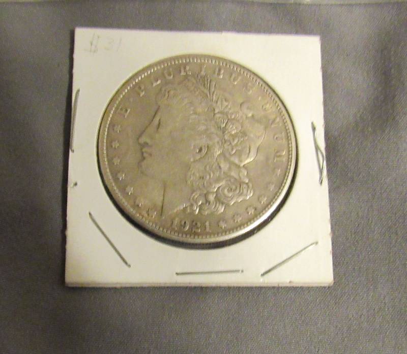 lot 7707 image: 1921 Morgan Silver Dollar - San Francisco Mint