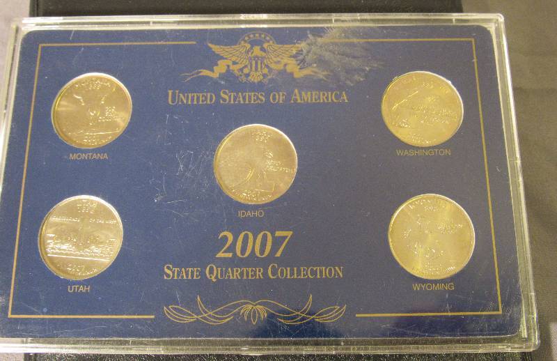 lot 7724 image: State Quarter Collection - 2007 - In Hard Plastic Sealed Case United States of America