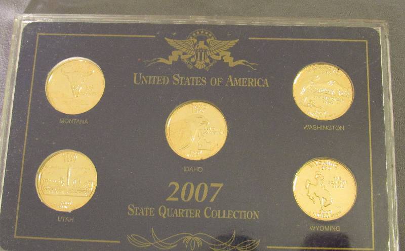 lot 7725 image: State Quarter Collection - 2007 - In Hard Plastic Sealed Case United States of America