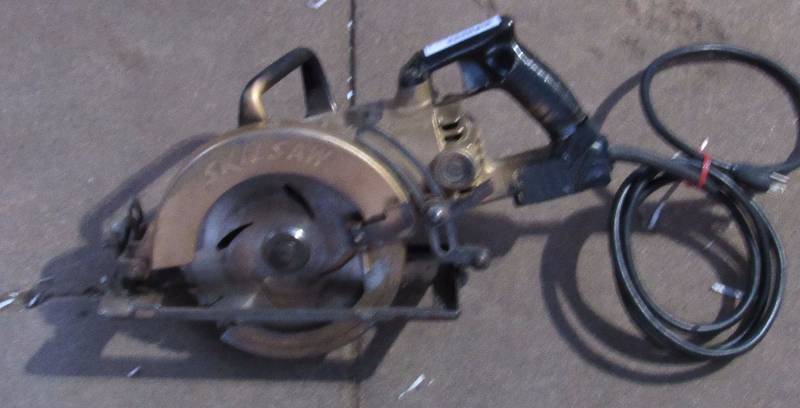 lot 7850 image: Skilsaw 7-14 Worm Drive Saw - works